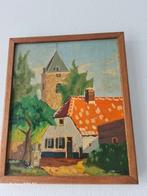 Dorpsgezicht 1956 gesigneerd, Ophalen of Verzenden