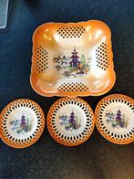 Antiek Chinees Porselein Set - Schaal en Bordjes, Ophalen of Verzenden