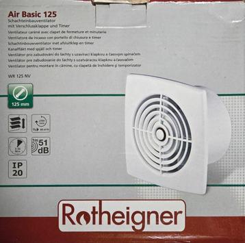 Rotheigner Air Basic 125 Ventilator met Timer beschikbaar voor biedingen