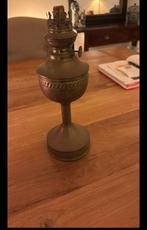 Koperen antieke petroleum lamp, Antiek en Kunst, Antiek | Lampen, Ophalen of Verzenden