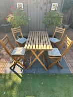 Ikea Askholmen tuinset 2x, Tuin en Terras, Ophalen, 5 zitplaatsen, Zo goed als nieuw, Tuinset