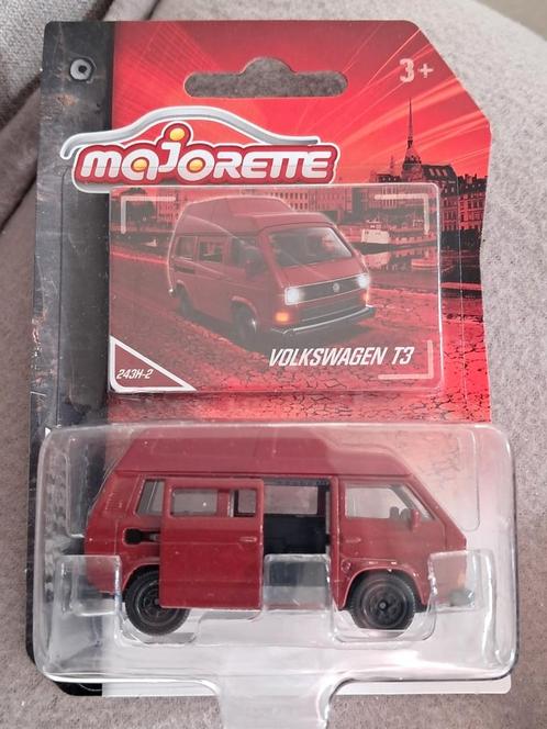 Majorette Volkswagen T3 Camper rood nieuw in Vintage verpakk, Hobby en Vrije tijd, Modelauto's | Overige schalen, Nieuw, Ophalen of Verzenden
