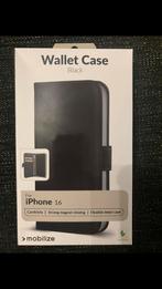 Mobilize Wallet Case Black iPhone 16 serie, Ophalen, Nieuw, Hoesje of Tasje