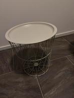 Bijzet / opberg tafeltje, Huis en Inrichting, Tafels | Bijzettafels, Ophalen, Minder dan 45 cm, Minder dan 55 cm, Rond