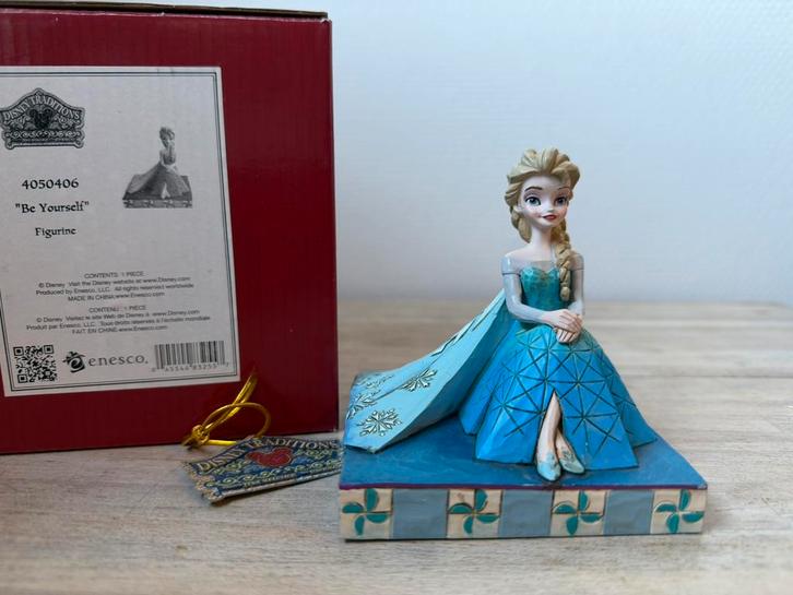 Elsa Frozen Disney Traditions Be Yourself Personality Pose, Verzamelen, Disney, Zo goed als nieuw, Beeldje of Figuurtje, Overige figuren
