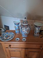 Oud delft porceleyn polychroom geschilderd, Ophalen of Verzenden