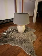 Landelijk lampje stenen voet, Huis en Inrichting, Lampen | Tafellampen, Ophalen of Verzenden, Zo goed als nieuw, Minder dan 50 cm