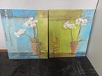 Orchidee Schilderijen Set, Antiek en Kunst, Kunst | Schilderijen | Klassiek, Ophalen
