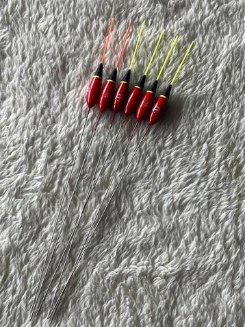 adv 122 BULK / NIEUW set 10 x set 6 dobbers BAZZERLA 0,20gr beschikbaar voor biedingen