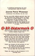 Wassenaar Joannes 1976 Lisse x vd Aert - 23016, Bidprentje, Ophalen of Verzenden