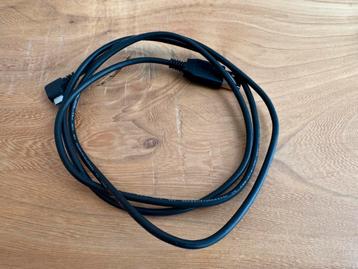 USB Micro haaks naar USB-A kabel - zwart - 1 meter beschikbaar voor biedingen