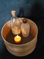 Houten( meel)zeef stoer brocante ,spanen vorm met stempel, Ophalen of Verzenden