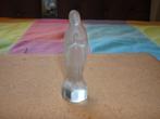 Oude Lourdes beeldje van kristal glas in zeer goede staat, Ophalen of Verzenden