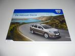 brochure Dacia Logan MCV  2014, Ophalen of Verzenden, Nieuw, Overige merken