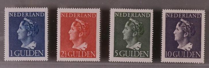 Nederland NVPH 346-349 postfris koningin Wilhelmina, Postzegels en Munten, Postzegels | Nederland, Postfris, T/m 1940, Ophalen of Verzenden