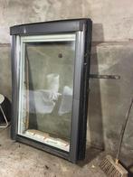 Roto schuin dakraam draaibaar 94x140 kunststof wit, Doe-het-zelf en Verbouw, Glas en Ramen, Ophalen, Gebruikt, 80 tot 120 cm, Dubbelglas