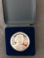 Zilveren munt 90 jaar Juliana 38 mm, Postzegels en Munten, Munten | Nederland, Ophalen, Koningin Juliana, Zilver, Overige waardes