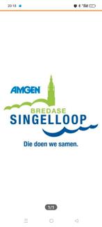 Te koop Startbewijs halve marathon Singelloop Breda, Tickets en Kaartjes, Eén persoon, Overige soorten, Overige typen