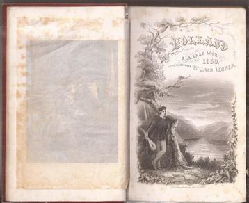 Holland. Almanak voor 1859. Uitgave Mr. J.van Lennep  beschikbaar voor biedingen