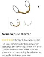Neue Schule bit  starter 12.5, Dieren en Toebehoren, Paarden en Pony's | Hoofdstellen en Tuigage, Ophalen of Verzenden