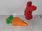 Duplo konijn en wortel, Kinderen en Baby's, Speelgoed | Duplo en Lego, Gebruikt, Ophalen of Verzenden, Duplo, Duplo