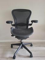Herman Miller Aeron bureaustoel maat B, Ophalen, Zwart, Zo goed als nieuw, Bureaustoel