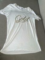 Jennyfer shirt tshirt shirtje XS gold goud, Kleding | Dames, T-shirts, Verzenden, Wit, Korte mouw, Maat 34 (XS) of kleiner