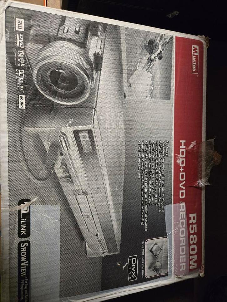 Mustek R580M DVD/HDD Recorder - Zo Goed Als Nieuw, Audio, Tv en Foto, Decoders en Harddiskrecorders, Ophalen of Verzenden