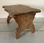 Vintage Frans houten krukje, Huis en Inrichting, Ophalen of Verzenden, Gebruikt, Hout