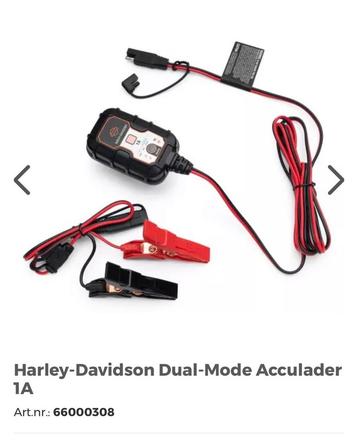 Harley Davidson Accu Lader - Nieuwstaat! beschikbaar voor biedingen