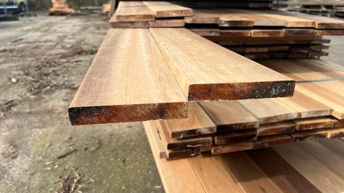 Hardhouten planken geschaafd 21x120mm € 3,50 per meter, Tuin en Terras, Palen, Balken en Planken, Nieuw, Planken, 250 cm of meer