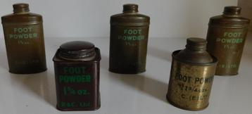 Footpowder uit de tweede wereldoorlog, militairia