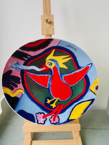 Grote schaal / bord / wandbord. Corneille vogel. 30 cm NIEUW beschikbaar voor biedingen