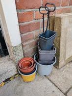 Gratis kunststof bloempotten, Ophalen, Kunststof, Gebruikt, Rond