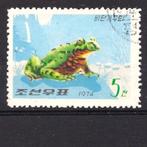 kikker Korea  1974  stempel geen gom, Dier of Natuur, Verzenden