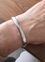 Prachtige zilveren (925) VIERKANTE armband / slavenarmband, Sieraden, Tassen en Uiterlijk, Ophalen, Zo goed als nieuw, Zilver