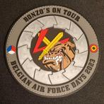 KLU 312 Squadron Bonzo on Tour Belgian Air Force Days Patch, Ophalen of Verzenden, Luchtmacht, Nederland, Embleem of Badge