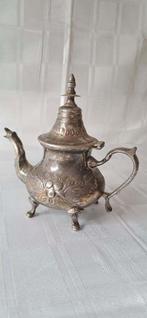Sierlijke antieke verzilverde Marokkaanse theepot, Ophalen of Verzenden