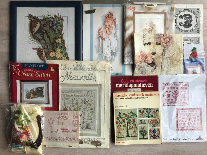 Diverse borduurpatronen, borduurwerken en borduurboeken, Hobby en Vrije tijd, Borduren en Borduurmachines, Patroon, Ophalen of Verzenden