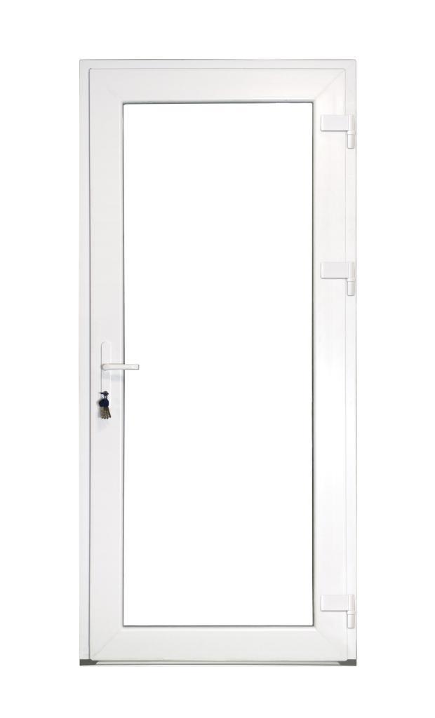 Kunststof Buitendeur Volglas R B98 H215cm Wit, Doe-het-zelf en Verbouw, Deuren en Horren, Nieuw, Buitendeur, 215 cm of meer, 80 tot 100 cm