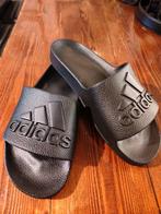 Unisex - Adidas slippers maat 8 - Zo goed als nieuw!, Ophalen of Verzenden, Zo goed als nieuw, Zwart, Slippers