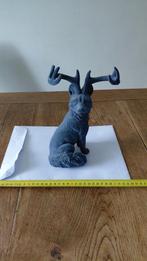 Beeldje wolf met gewei., Verzamelen, Beelden en Beeldjes, Ophalen of Verzenden, Zo goed als nieuw
