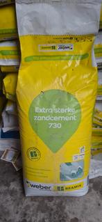 16 zakken Weber Beamix Extra Sterke Zandcement 730, Ophalen, Nieuw, Overige typen