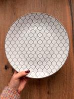 Witte borden met gouden print - 38 stuks, Huis en Inrichting, Ophalen, Gebruikt, Overige stijlen, Bord(en)