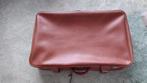 Bruine koffer, Gebruikt, Slot, Zacht kunststof, 35 tot 45 cm