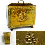 Tijdschriftenhouder krantenhouder lektuurbak met schip, Antiek en Kunst, Ophalen of Verzenden