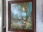 Olieverfschilderij van I.Cafieri, Antiek en Kunst, Kunst | Schilderijen | Klassiek, Ophalen of Verzenden