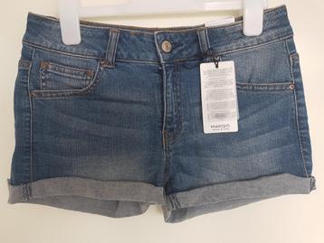 Korte broek / shorts maat 34 woman merk mango NIEUW beschikbaar voor biedingen
