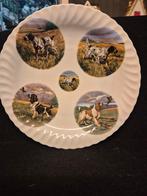 Jacht honden bord, Huis en Inrichting, Ophalen of Verzenden, Zo goed als nieuw, Bord(en), Overige stijlen