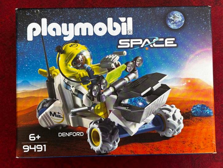 Plamobil ruimte/ space nr:9491 2)set astronaut  en robot, Kinderen en Baby's, Speelgoed | Playmobil, Zo goed als nieuw, Ophalen